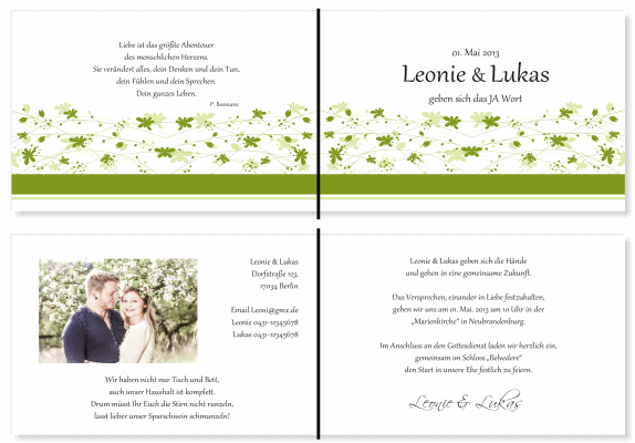  Einladungskarten Hochzeit, Hochzeitseinladungen, Hochzeitskarten, Einladungen für Hochzeit