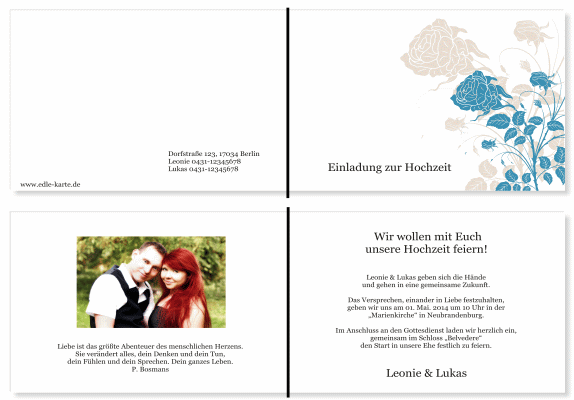  Einladungskarten Hochzeit, Hochzeitseinladungen, Hochzeitskarten, Einladungen für Hochzeit