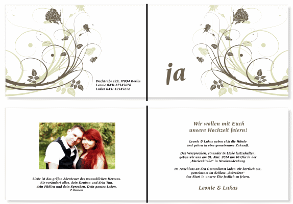  Einladungskarten Hochzeit, Hochzeitseinladungen, Hochzeitskarten, Einladungen für Hochzeit