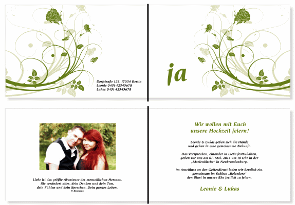  Einladungskarten Hochzeit, Hochzeitseinladungen, Hochzeitskarten, Einladungen für Hochzeit