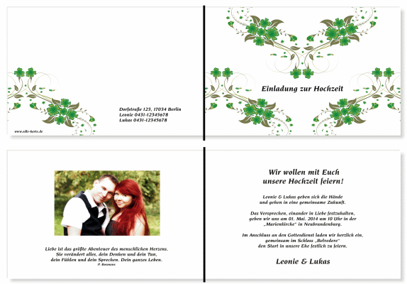  Einladungskarten Hochzeit, Hochzeitseinladungen, Hochzeitskarten, Einladungen für Hochzeit