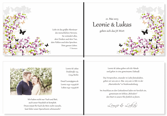  Einladungskarten Hochzeit, Hochzeitseinladungen, Hochzeitskarten, Einladungen für Hochzeit