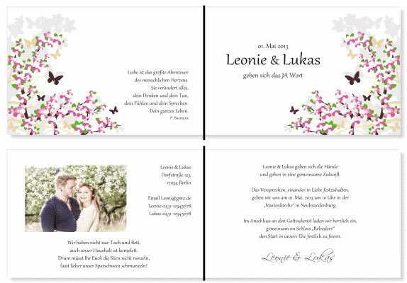  Einladungskarten Hochzeit, Hochzeitseinladungen, Hochzeitskarten, Einladungen für Hochzeit