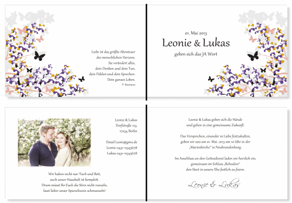  Einladungskarten Hochzeit, Hochzeitseinladungen, Hochzeitskarten, Einladungen für Hochzeit