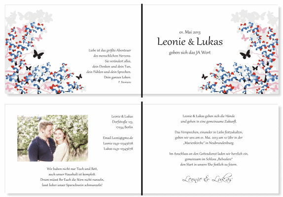  Einladungskarten Hochzeit, Hochzeitseinladungen, Hochzeitskarten, Einladungen für Hochzeit