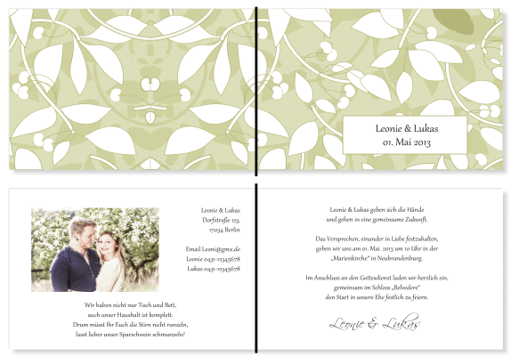  Einladungskarten Hochzeit, Hochzeitseinladungen, Hochzeitskarten, Einladungen für Hochzeit