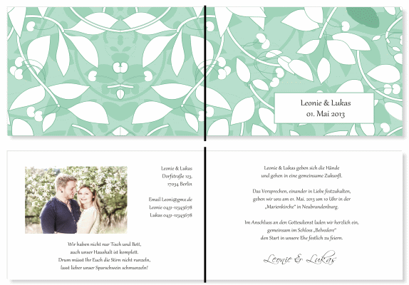  Einladungskarten Hochzeit, Hochzeitseinladungen, Hochzeitskarten, Einladungen für Hochzeit