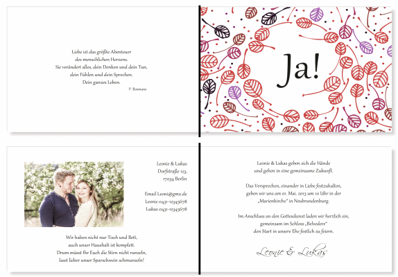  Einladungskarten Hochzeit, Hochzeitseinladungen, Hochzeitskarten, Einladungen für Hochzeit