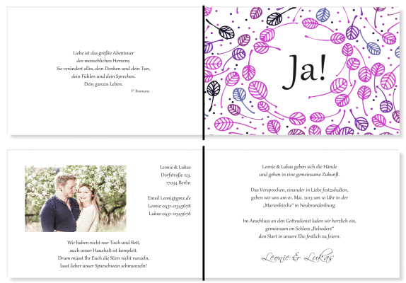  Einladungskarten Hochzeit, Hochzeitseinladungen, Hochzeitskarten, Einladungen für Hochzeit