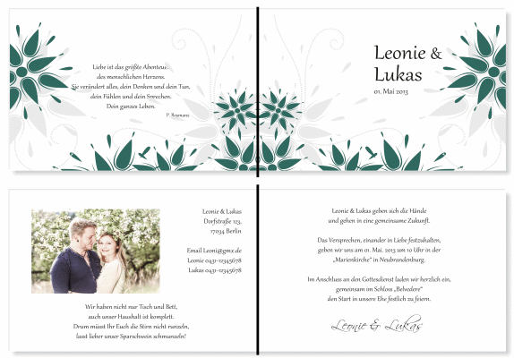  Einladungskarten Hochzeit, Hochzeitseinladungen, Hochzeitskarten, Einladungen für Hochzeit