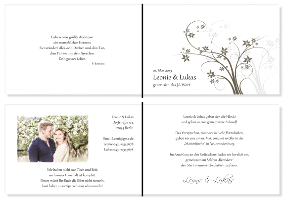  Einladungskarten Hochzeit, Hochzeitseinladungen, Hochzeitskarten, Einladungen für Hochzeit