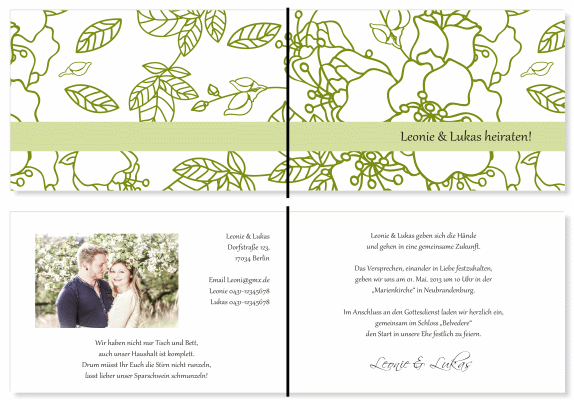  Einladungskarten Hochzeit, Hochzeitseinladungen, Hochzeitskarten, Einladungen für Hochzeit