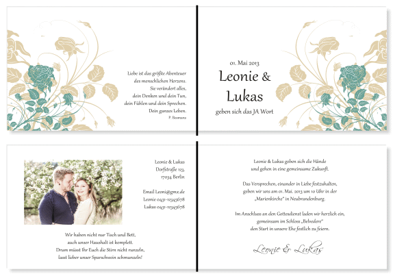  Einladungskarten Hochzeit, Hochzeitseinladungen, Hochzeitskarten, Einladungen für Hochzeit