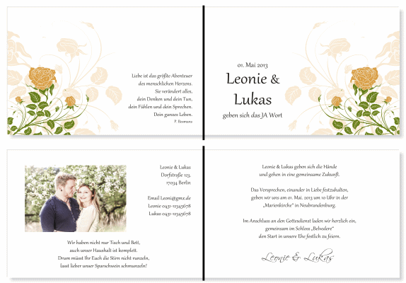  Einladungskarten Hochzeit, Hochzeitseinladungen, Hochzeitskarten, Einladungen für Hochzeit