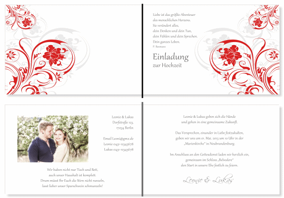  Einladungskarten Hochzeit, Hochzeitseinladungen, Hochzeitskarten, Einladungen für Hochzeit