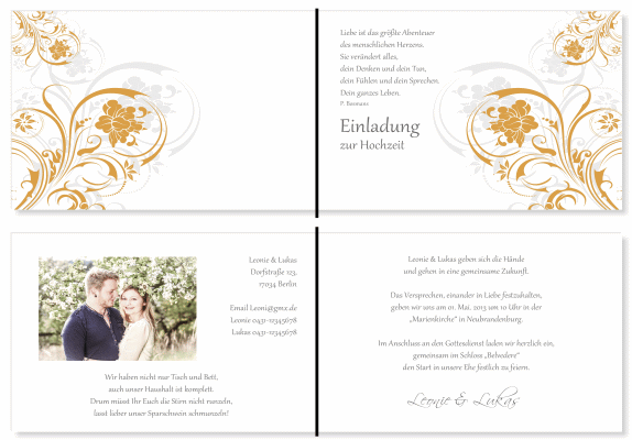  Einladungskarten Hochzeit, Hochzeitseinladungen, Hochzeitskarten, Einladungen für Hochzeit