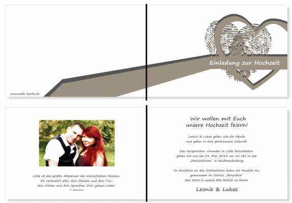  Einladungskarten Hochzeit, Hochzeitseinladungen, Hochzeitskarten, Einladungen für Hochzeit