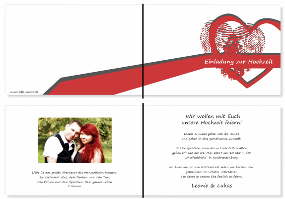  Einladungskarten Hochzeit, Hochzeitseinladungen, Hochzeitskarten, Einladungen für Hochzeit