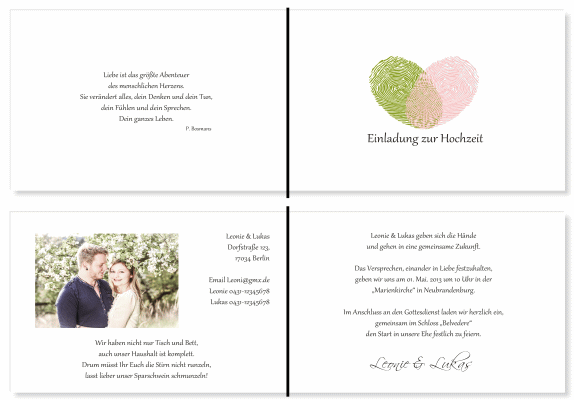  Einladungskarten Hochzeit, Hochzeitseinladungen, Hochzeitskarten, Einladungen für Hochzeit