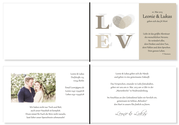  Einladungskarten Hochzeit, Hochzeitseinladungen, Hochzeitskarten, Einladungen für Hochzeit