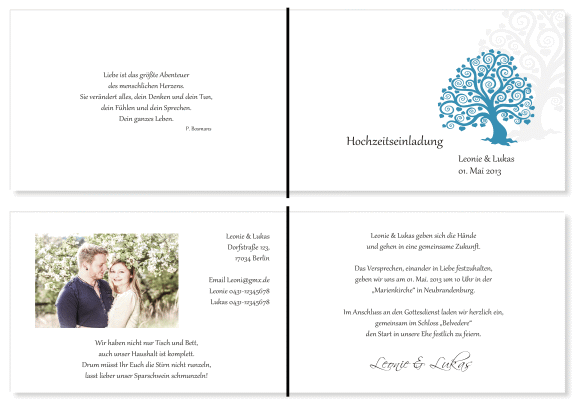  Einladungskarten Hochzeit, Hochzeitseinladungen, Hochzeitskarten, Einladungen für Hochzeit
