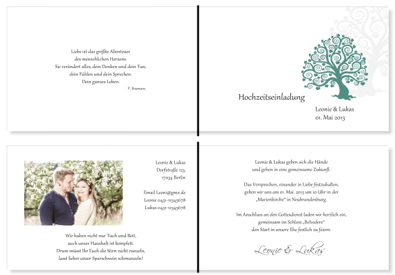  Einladungskarten Hochzeit, Hochzeitseinladungen, Hochzeitskarten, Einladungen für Hochzeit