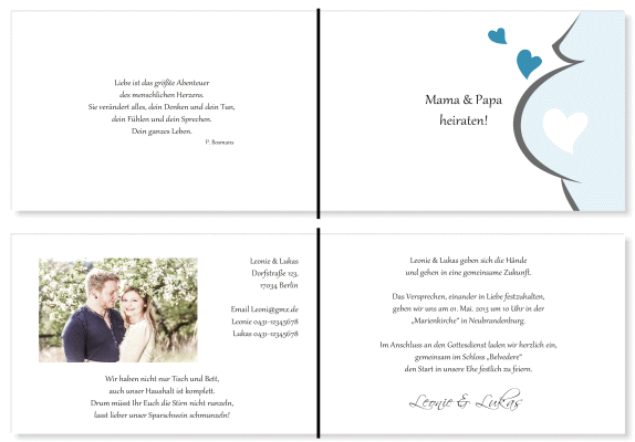  Einladungskarten Hochzeit, Hochzeitseinladungen, Hochzeitskarten, Einladungen für Hochzeit