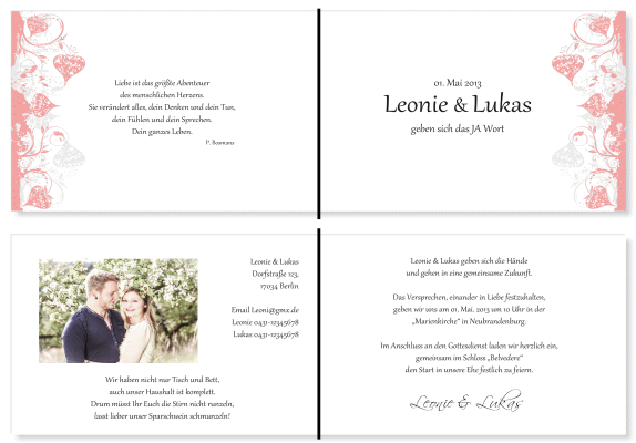  Einladungskarten Hochzeit, Hochzeitseinladungen, Hochzeitskarten, Einladungen für Hochzeit