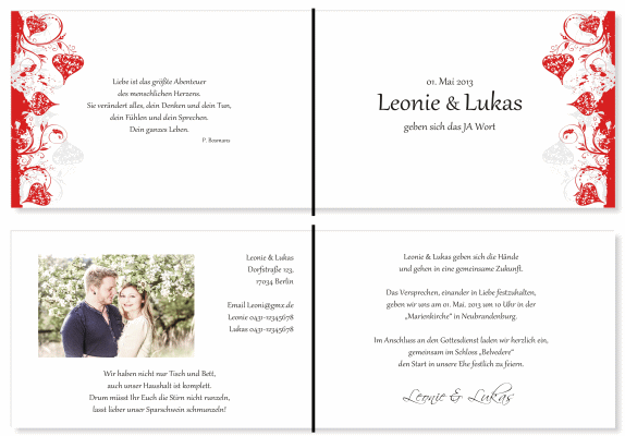  Einladungskarten Hochzeit, Hochzeitseinladungen, Hochzeitskarten, Einladungen für Hochzeit