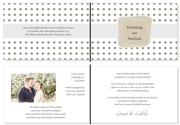  Einladungskarten Hochzeit, Hochzeitseinladungen, Hochzeitskarten, Einladungen für Hochzeit