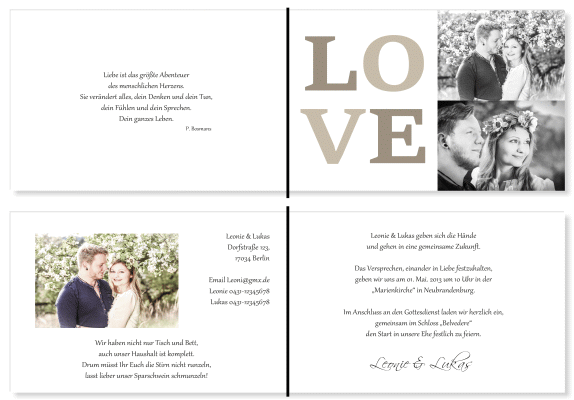  Einladungskarten Hochzeit, Hochzeitseinladungen, Hochzeitskarten, Einladungen für Hochzeit