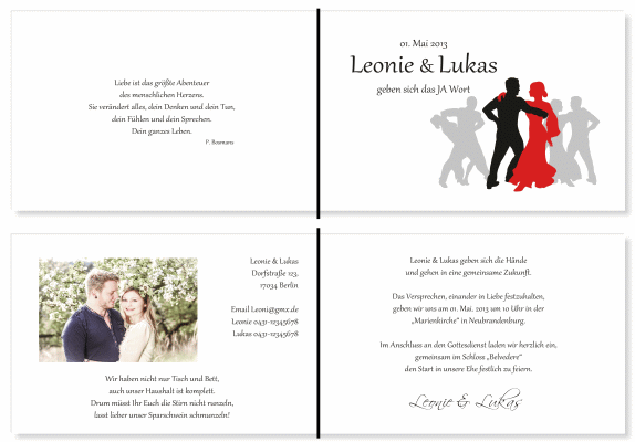  Einladungskarten Hochzeit, Hochzeitseinladungen, Hochzeitskarten, Einladungen für Hochzeit