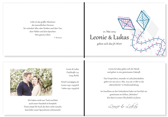  Einladungskarten Hochzeit, Hochzeitseinladungen, Hochzeitskarten, Einladungen für Hochzeit