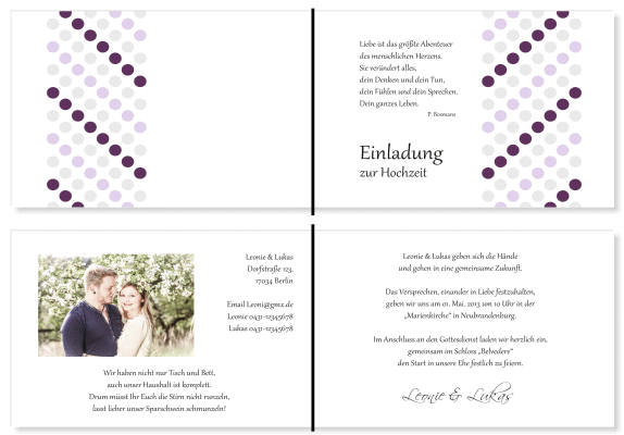  Einladungskarten Hochzeit, Hochzeitseinladungen, Hochzeitskarten, Einladungen für Hochzeit