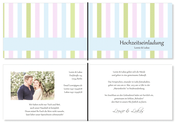  Einladungskarten Hochzeit, Hochzeitseinladungen, Hochzeitskarten, Einladungen für Hochzeit