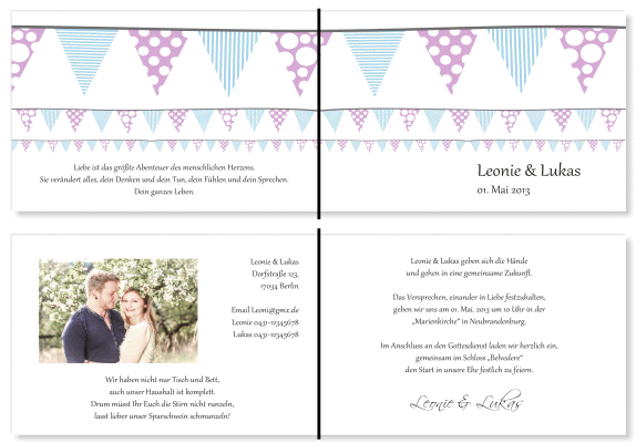  Einladungskarten Hochzeit, Hochzeitseinladungen, Hochzeitskarten, Einladungen für Hochzeit