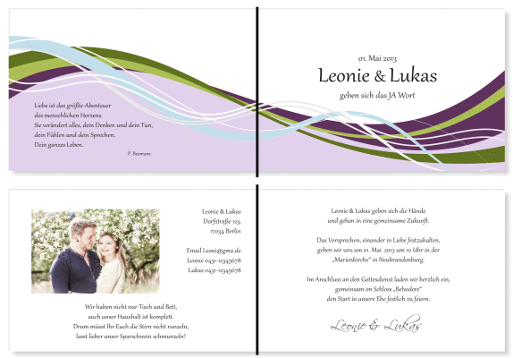  Einladungskarten Hochzeit, Hochzeitseinladungen, Hochzeitskarten, Einladungen für Hochzeit