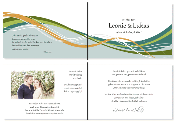  Einladungskarten Hochzeit, Hochzeitseinladungen, Hochzeitskarten, Einladungen für Hochzeit