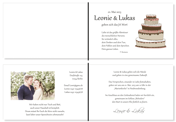  Einladungskarten Hochzeit, Hochzeitseinladungen, Hochzeitskarten, Einladungen für Hochzeit