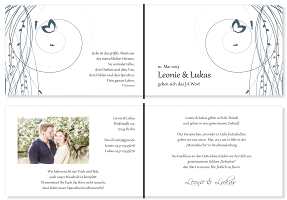  Einladungskarten Hochzeit, Hochzeitseinladungen, Hochzeitskarten, Einladungen für Hochzeit