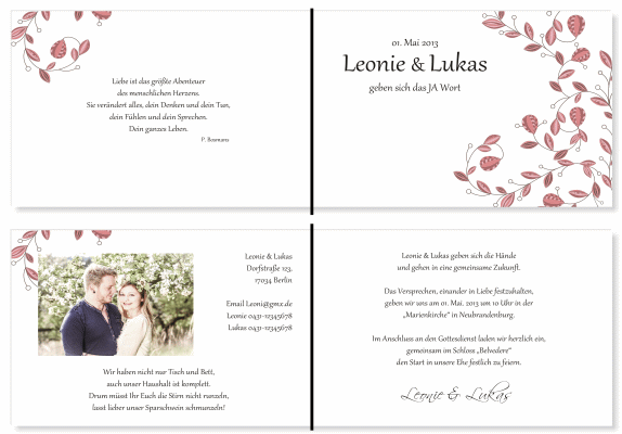  Einladungskarten Hochzeit, Hochzeitseinladungen, Hochzeitskarten, Einladungen für Hochzeit