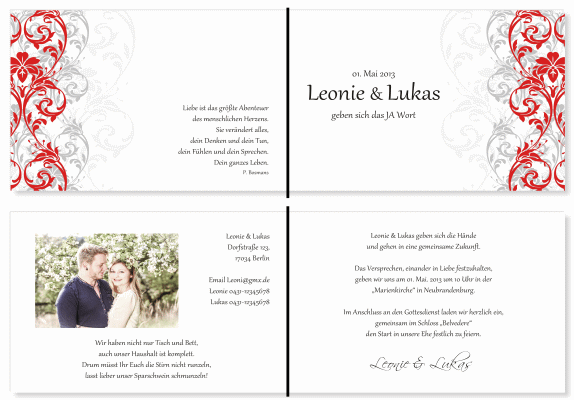  Einladungskarten Hochzeit, Hochzeitseinladungen, Hochzeitskarten, Einladungen für Hochzeit