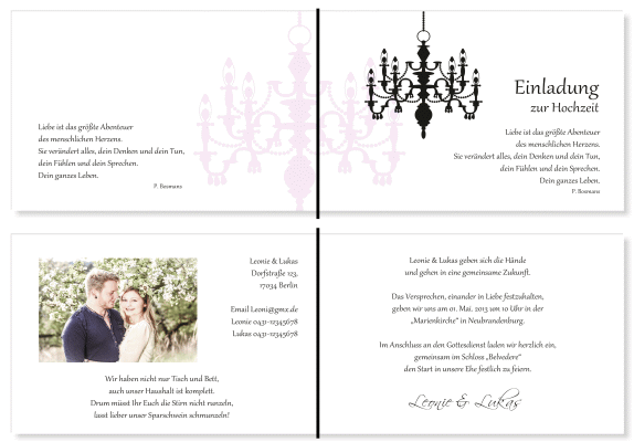  Einladungskarten Hochzeit, Hochzeitseinladungen, Hochzeitskarten, Einladungen für Hochzeit