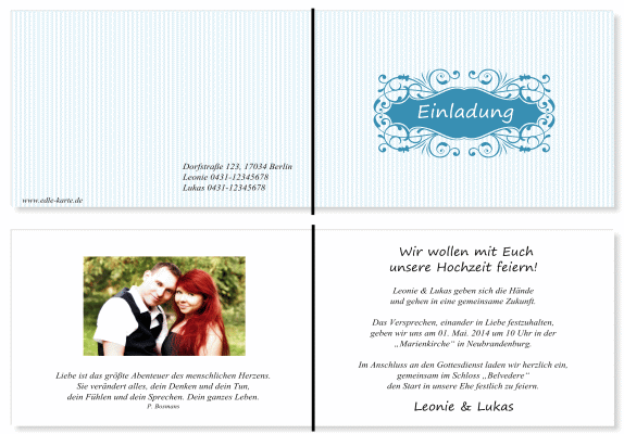  Einladungskarten Hochzeit, Hochzeitseinladungen, Hochzeitskarten, Einladungen für Hochzeit