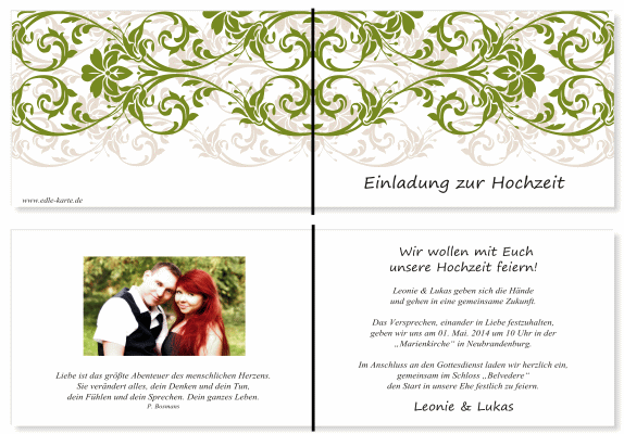  Einladungskarten Hochzeit, Hochzeitseinladungen, Hochzeitskarten, Einladungen für Hochzeit