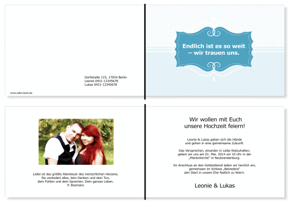  Einladungskarten Hochzeit, Hochzeitseinladungen, Hochzeitskarten, Einladungen für Hochzeit