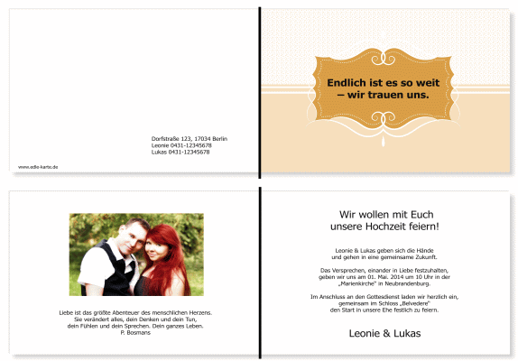  Einladungskarten Hochzeit, Hochzeitseinladungen, Hochzeitskarten, Einladungen für Hochzeit