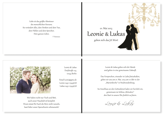  Einladungskarten Hochzeit, Hochzeitseinladungen, Hochzeitskarten, Einladungen für Hochzeit