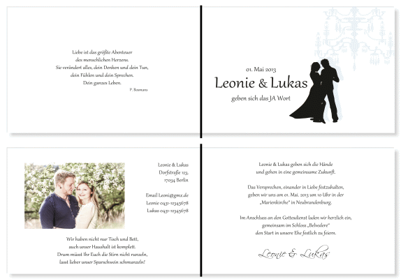 Einladungskarten Hochzeit, Hochzeitseinladungen, Hochzeitskarten, Einladungen für Hochzeit