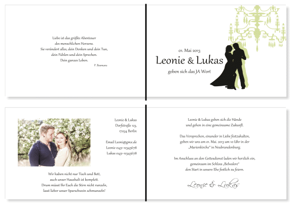  Einladungskarten Hochzeit, Hochzeitseinladungen, Hochzeitskarten, Einladungen für Hochzeit